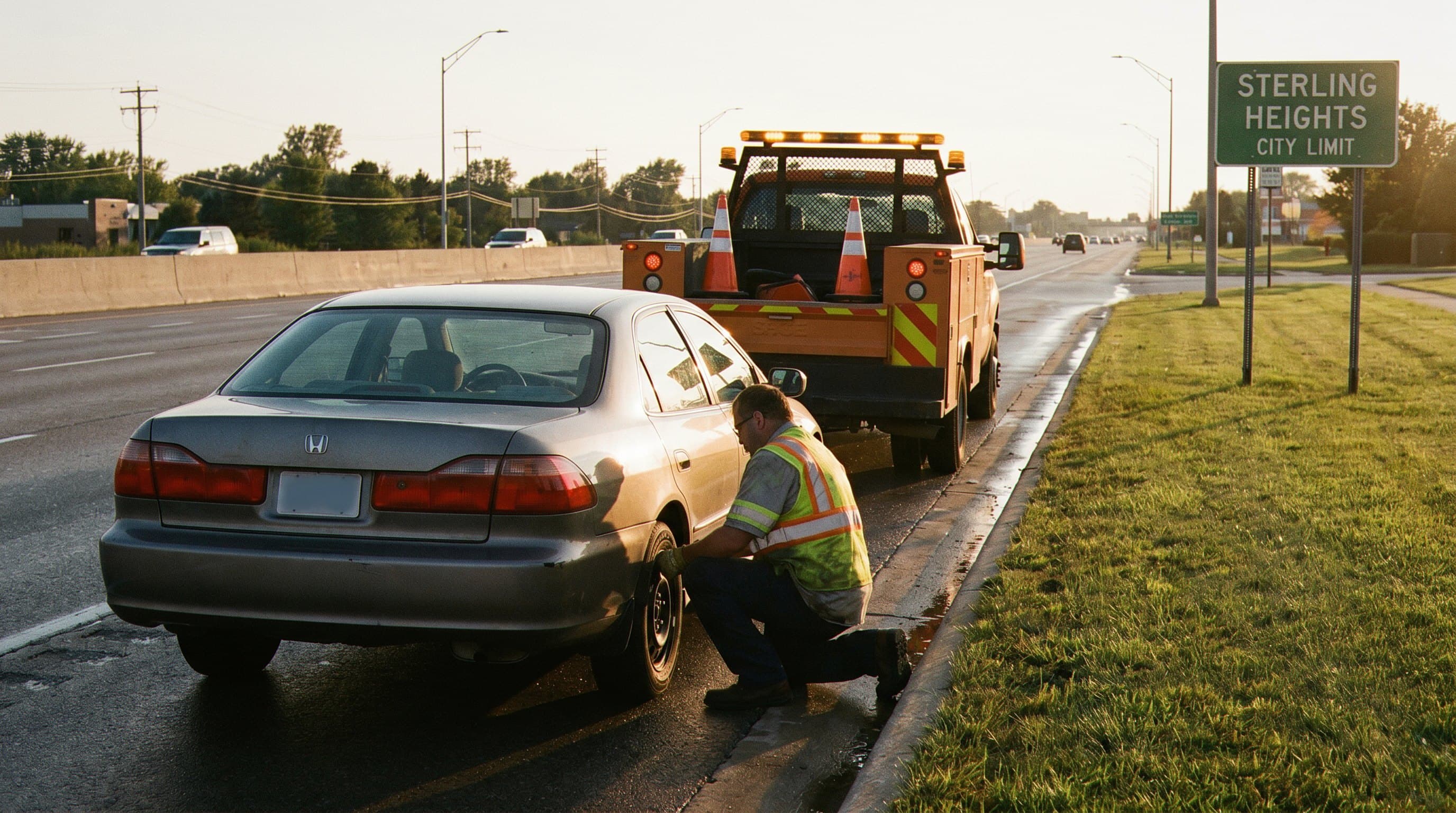 Technician roadside assistance response