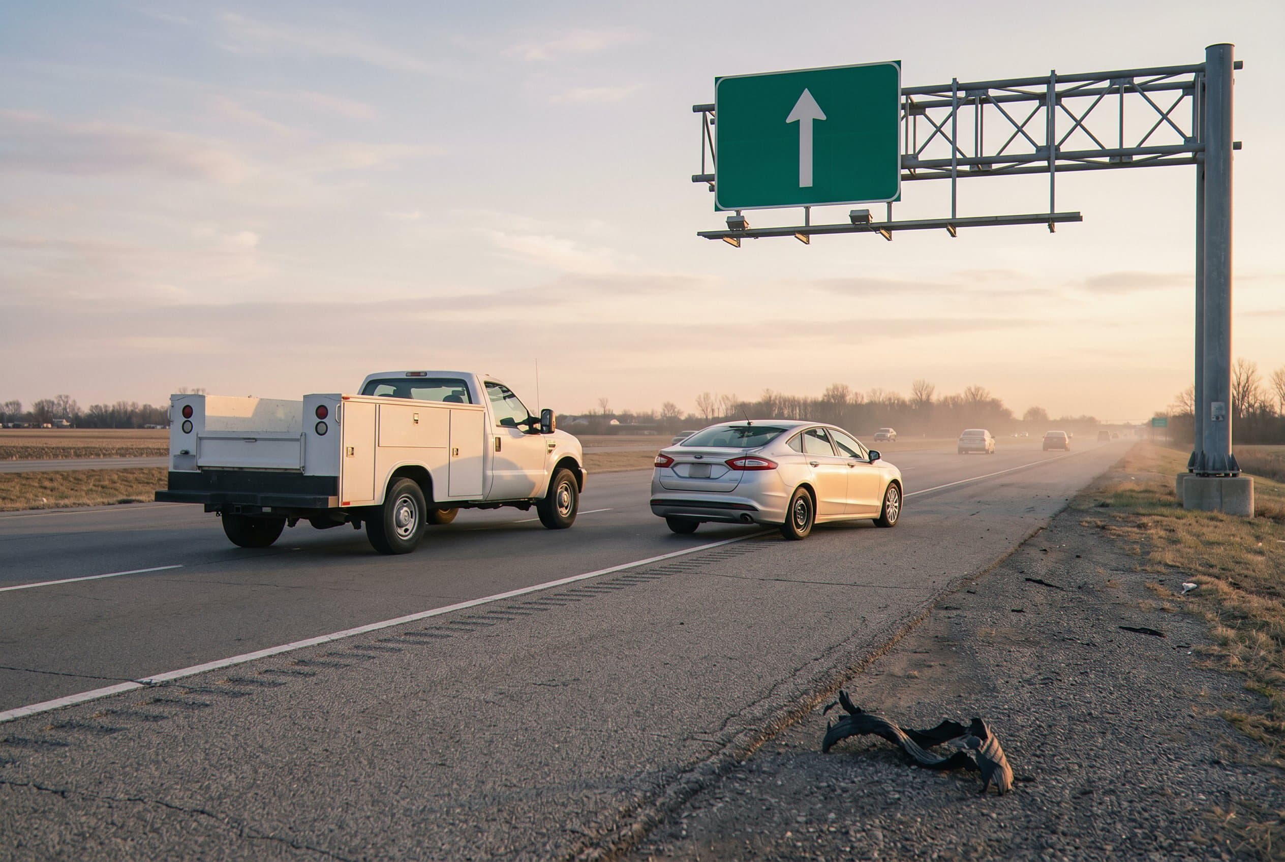 Technician roadside vehicle highway